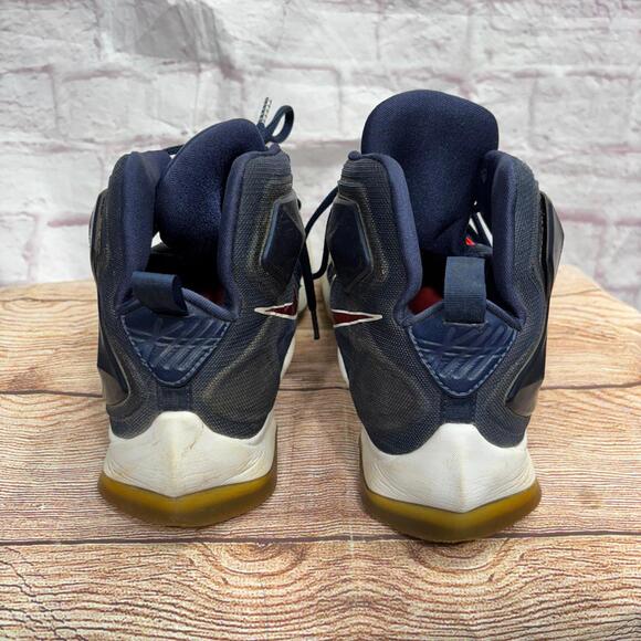 Nike Lebron XIII 807219-461 Men's Blue Lace Up Basketball Shoe Size US 11.5 - Picture 4 of 6